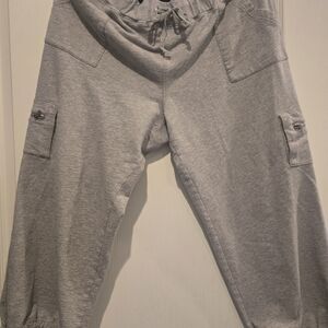Michael Kors Heather Gray Cargo Jogger Pants